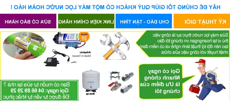 Dịch vụ Sửa máy lọc nước