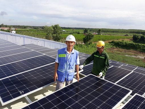Pin mặt trời hòa lưới công xuất 4 kw