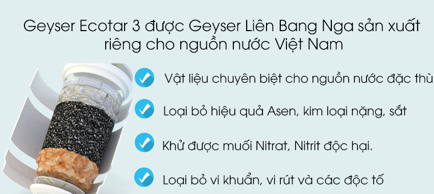 Máy lọc nước Nano Geyser Eoctar 3 tại Bình dương