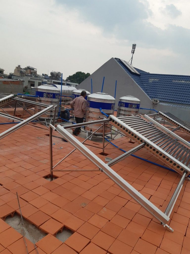 Máy nước nóng năng lượng mặt trời Công nghiệp Bình Minh Máy nước nóng năng lượng mặt trời Công nghiệp Bình Minh
