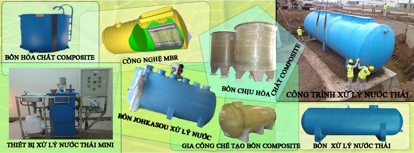 Hàn sửa bồn nước composite bằng sợi thủy tinh