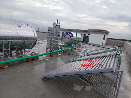 Hệ nước nóng NLMT công nghiệp 1000L